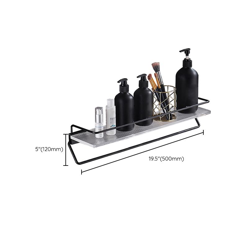 Avtoit | Modern bathroom accessory set bath shelf/towel holder & bathrobe hooks included