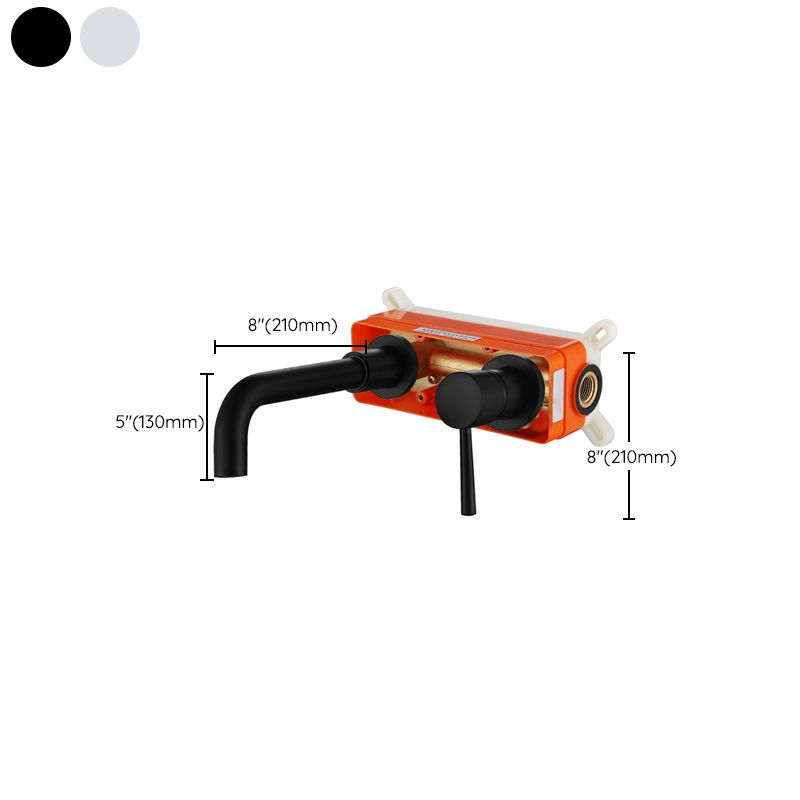 Avtoit | Industrial Wall-Mounted Bathroom Faucet 2-Hole Swivel Spout Basin Faucet