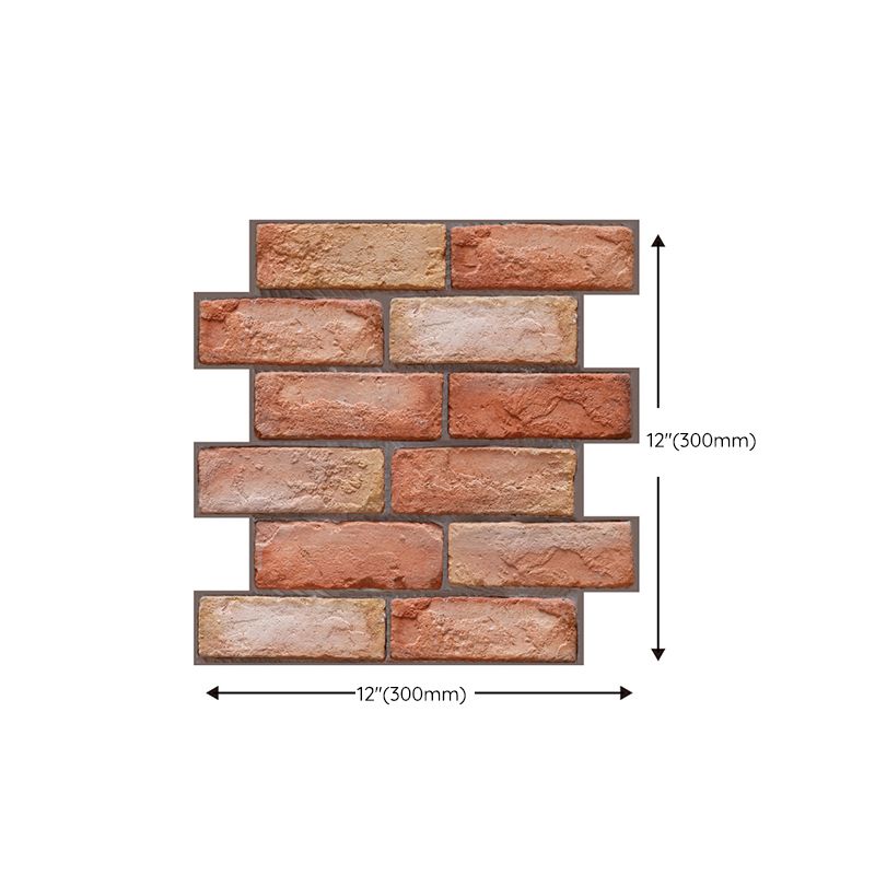 3D Embossed Plastic Wall Panels, 20-Piece Mosaic Set
