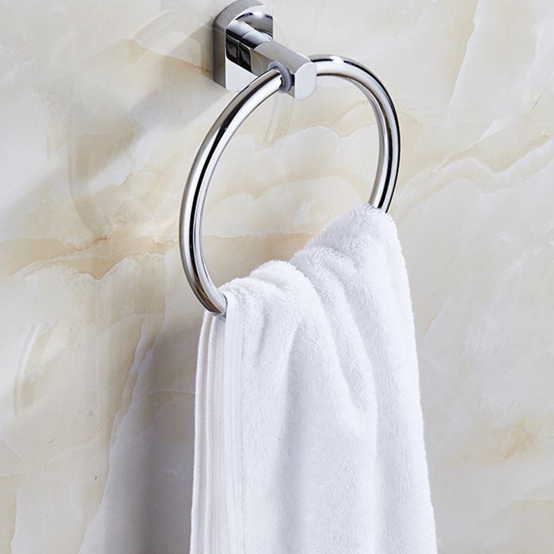 Avtoit | Contemporary Bathroom Accessories Hardware Set made of silver metal