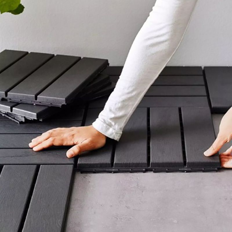 Avtoit | 4-Slat 12" X 12" PVC Floor Tiles Connection Installation Floor Tiles