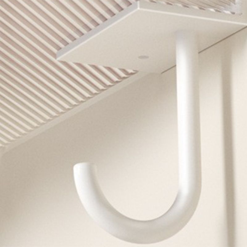 Avtoit | White & clear acrylic bathroom accessory set with towel holder/paper holder/robe hooks