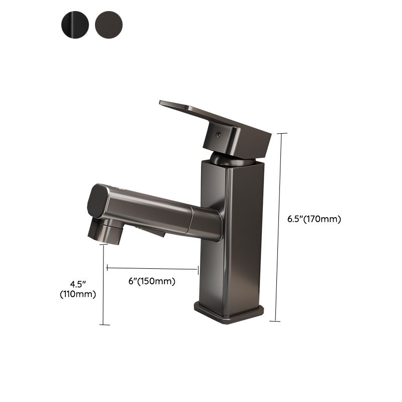 Avtoit | Contemporary bathroom sink faucet single-handle swivel spout sink faucet