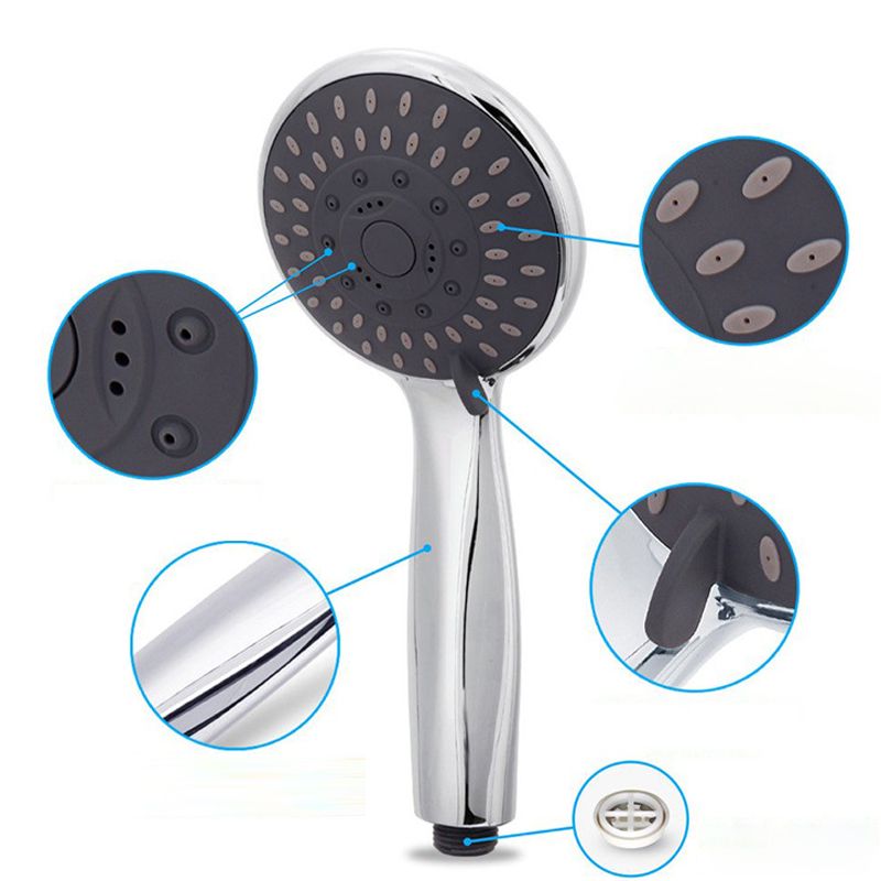 Avtoit | Silver Dual Shower Head 3 Settings Medium Flow Wall Mounted Shower Head