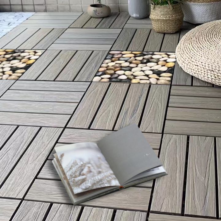 Avtoit | Deck Plank Loose Lay Wood Floor Tiles Garden Outdoor Flooring