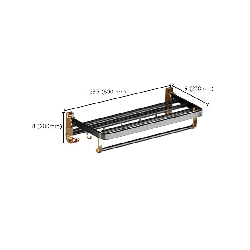 Avtoit | Traditional Black Aluminum Bathroom Fittings Set Bathroom Accessories Kit