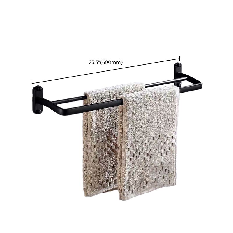 Avtoit | Modern Bathroom Accessories Set Towel Holder Black Soap Dish Bath Accessories Set