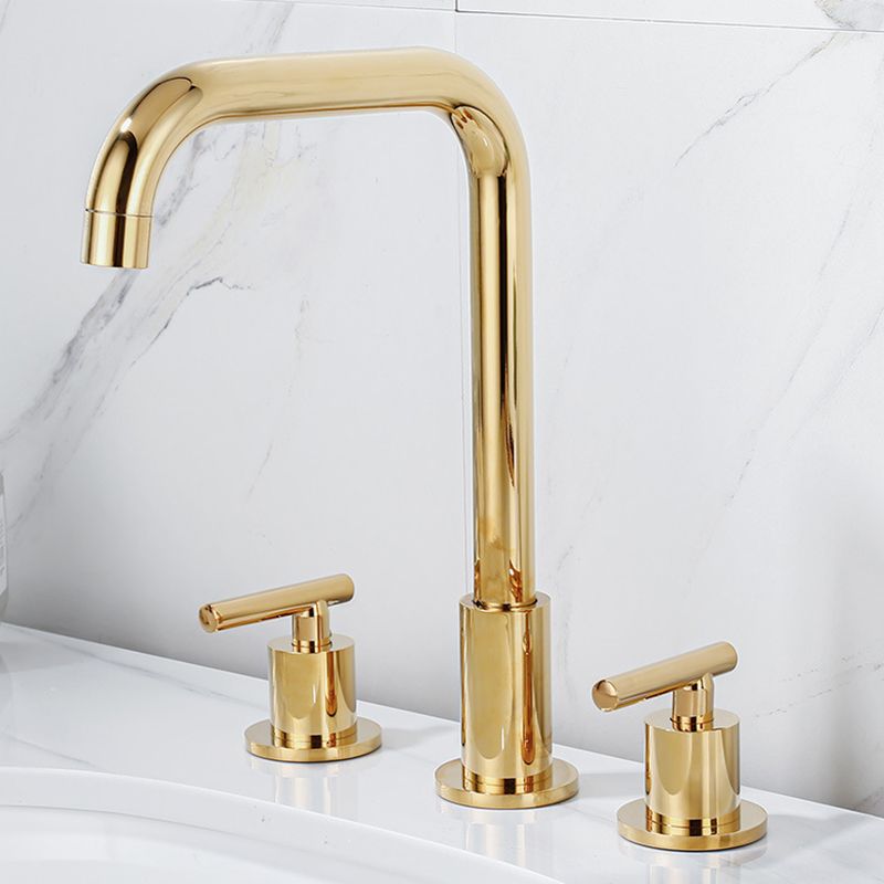 Avtoit | Modern 2-Handle Bathroom Sink Faucet 3-Hole Widespread Bathroom Faucet