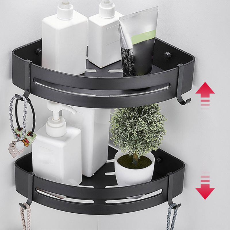 Avtoit | Modern Bathroom Accessories Set Black Towel Bar Paper Holder Bathroom Accessories Kit