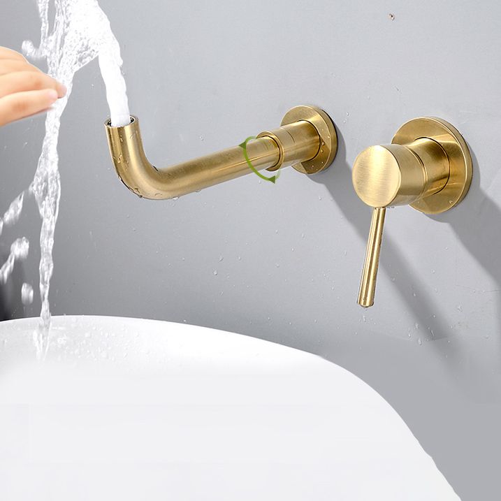 Avtoit | Wall-mounted Metallic Bathtub Faucet Low Arc Pipe Bathtub Tap