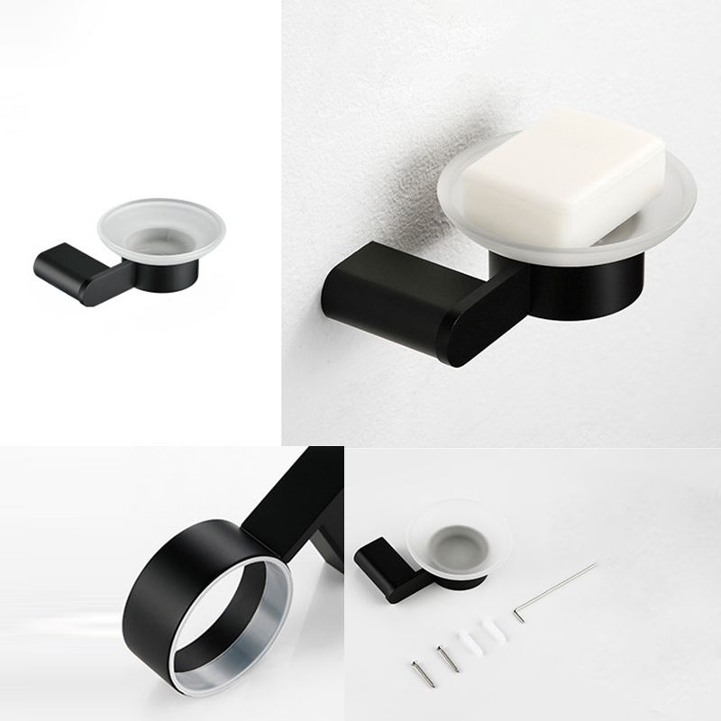 Avtoit | Contemporary bathroom accessory single item or in set made of black metal