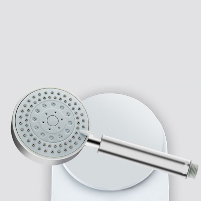 Avtoit | Round self-cleaning hand shower adjustable spray pattern stainless steel hand shower