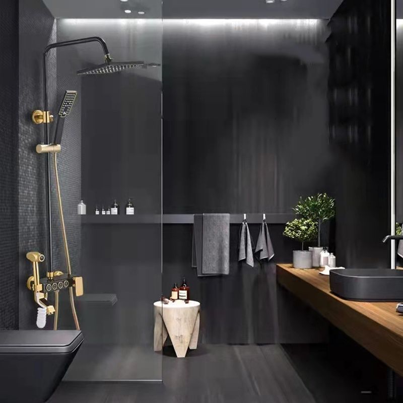 Avtoit | Modern adjustable swivel shower head metal shower fixture on the wall