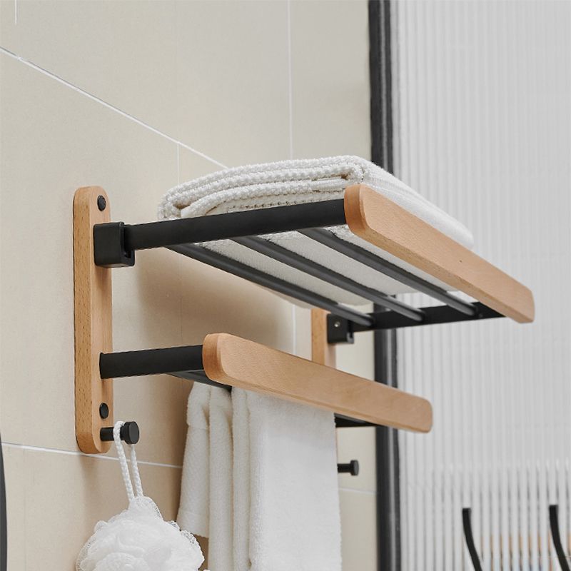 Avtoit | Metal and wood bathroom accessories as a single piece or in a set in black