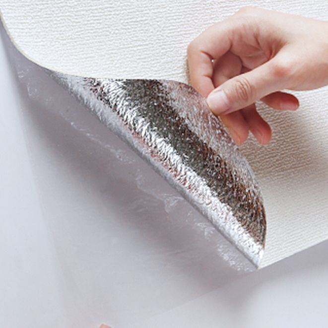 Avtoit | Modern Tin Backsplash Panel Smooth Wall Ceiling 3D Stereo Wallpaper