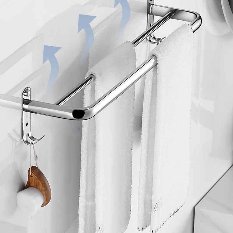Avtoit | Modern Bathroom Set with Bathroom Shelf/Towel Bar Polished Chrome Bathroom Accessory Set