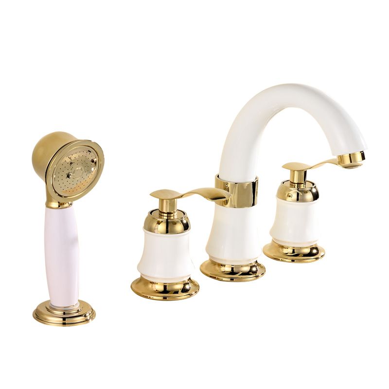 Avtoit | Tradition Bathtub Filler Trim Deck-Mounted Swing Spout Bathtub Filler