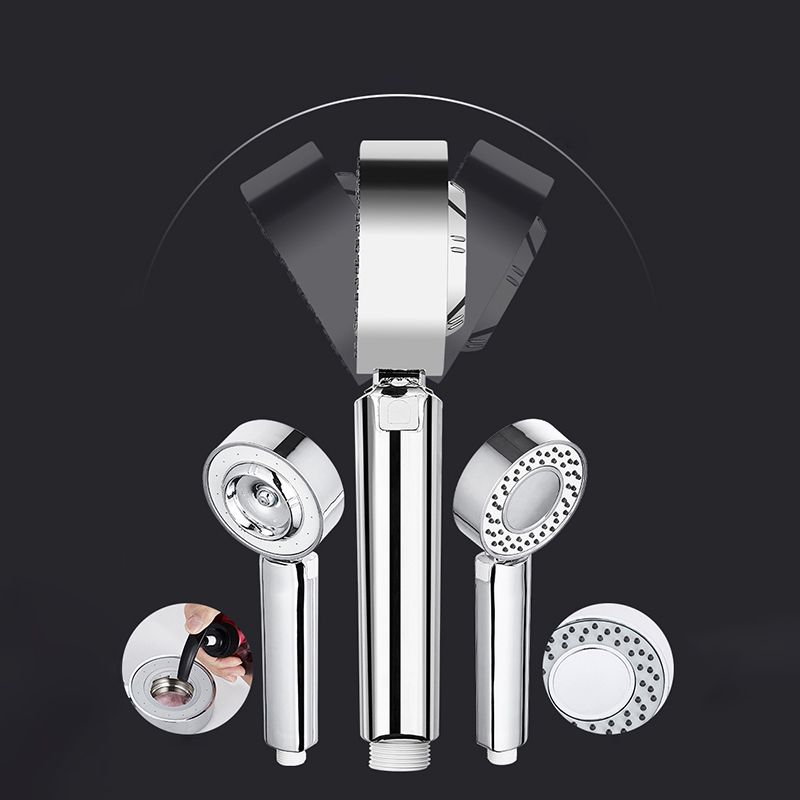 Avtoit | Contemporary Wall-Mounted Shower Head Combination Chrome Round Hand Shower
