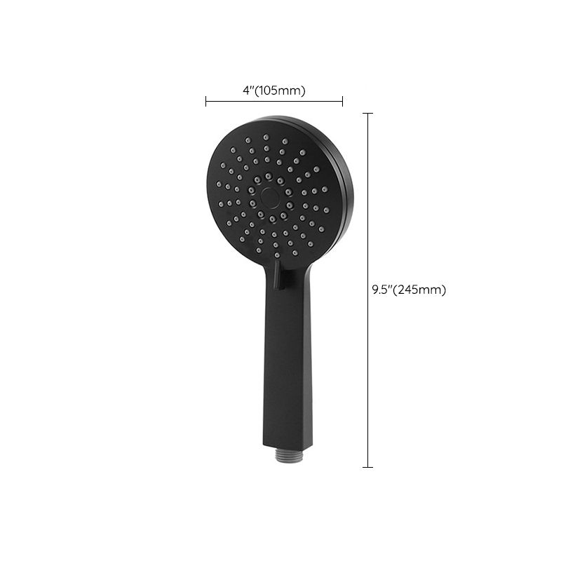 Avtoit | Contemporary Black Round Showerhead Combo Rain Shower Hand Shower