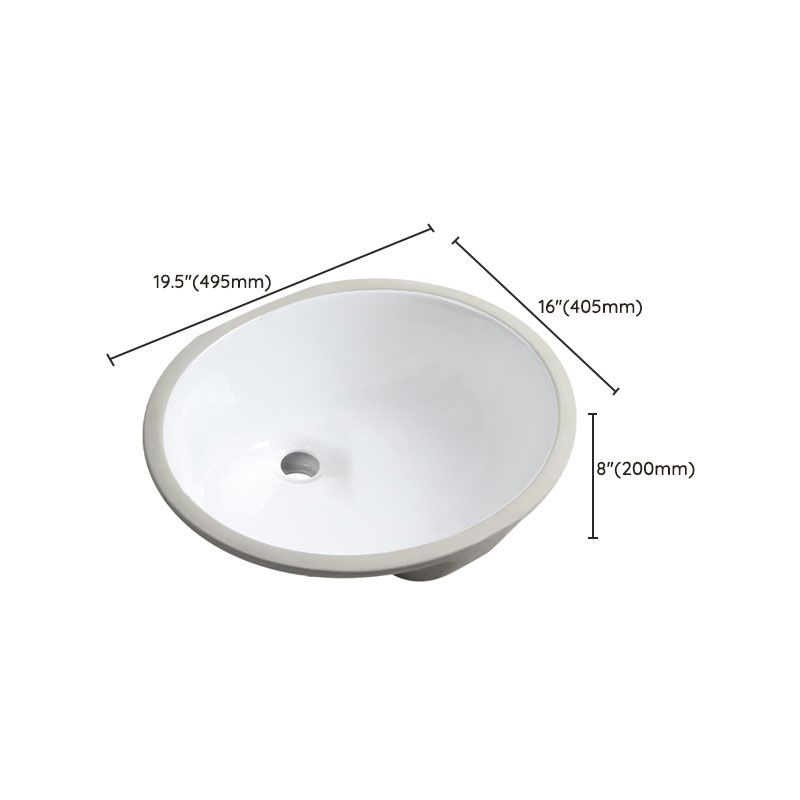 Avtoit | Modern Oval Washstand Ceramic Table Installation Sink Bathroom
