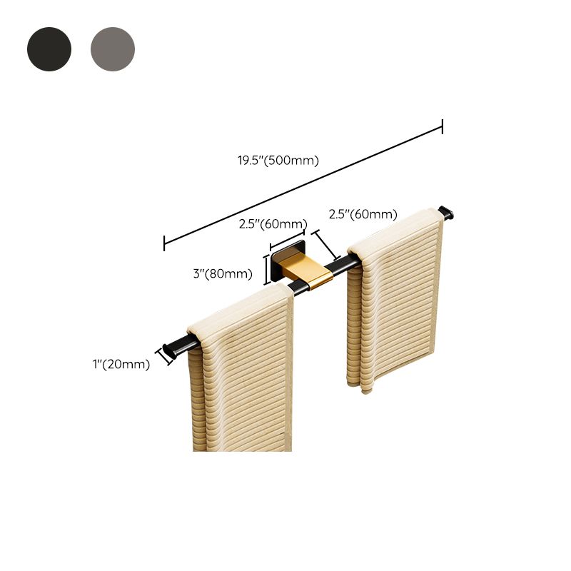 Avtoit | Contemporary Aluminum Bathroom Accessories Set Towel Rail Bathroom Accessories