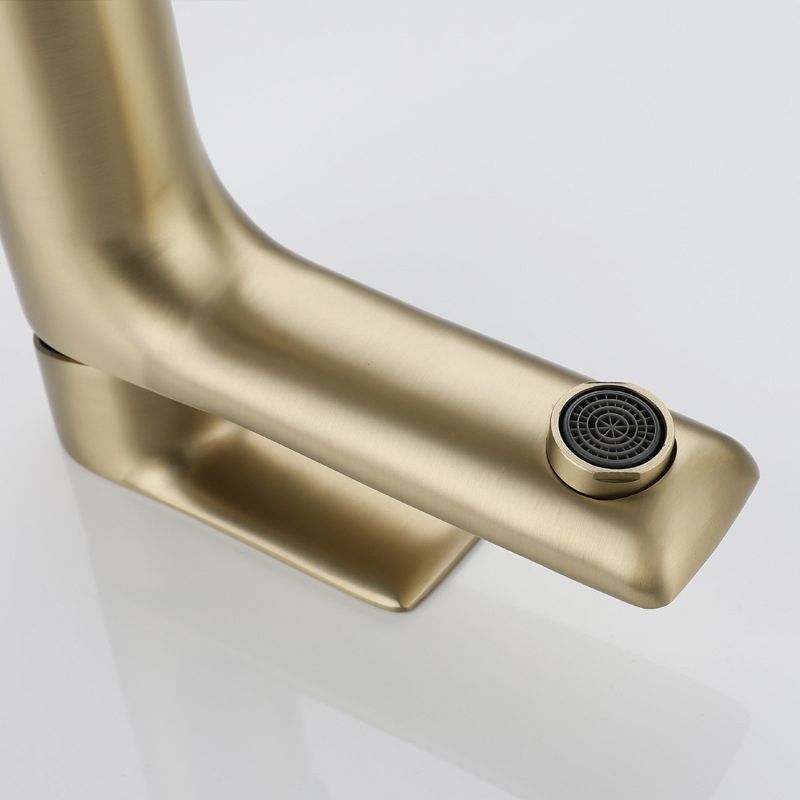 Avtoit | Modern Brass Sink Faucet Single Hole Bathroom Faucet Lever Handle Tap