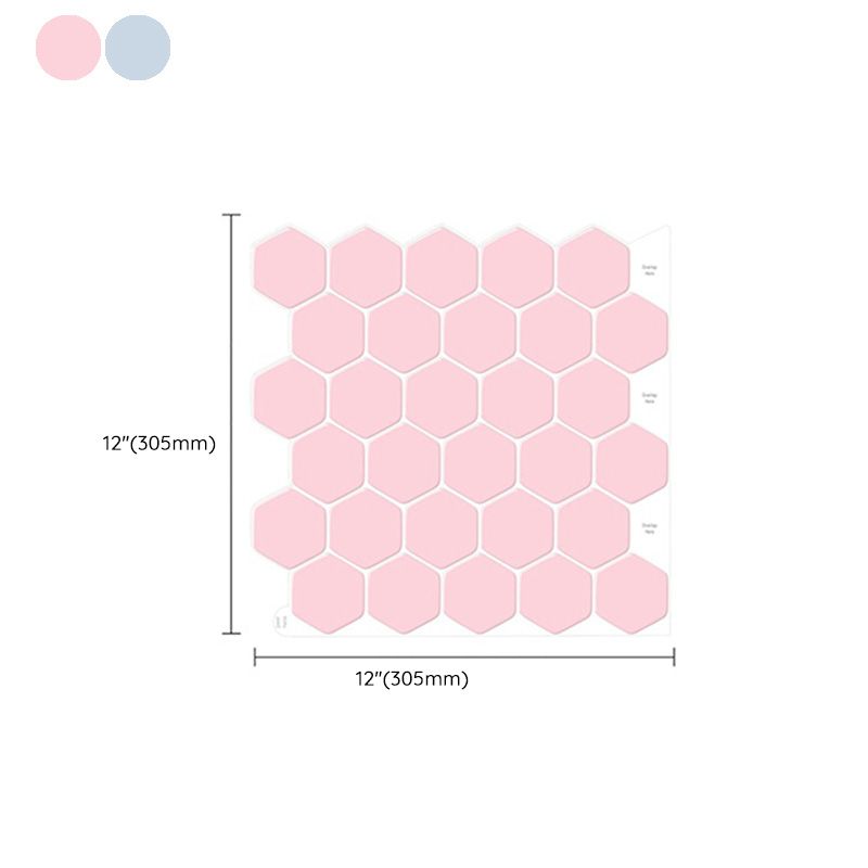 Avtoit | Self-adhesive tiles Solid Color Hexagonal Scratch-resistant Self-adhesive tiles