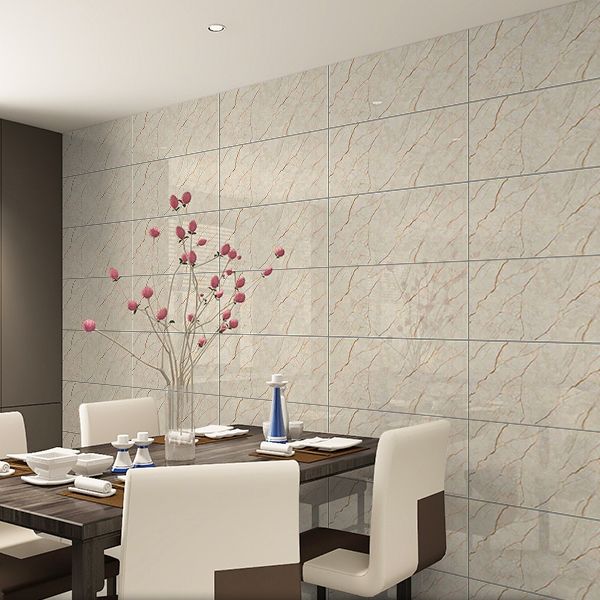Avtoit | Stain Resistant Peel & Stick Tile Marble Effect Single Tile for Kitchen Backsplash
