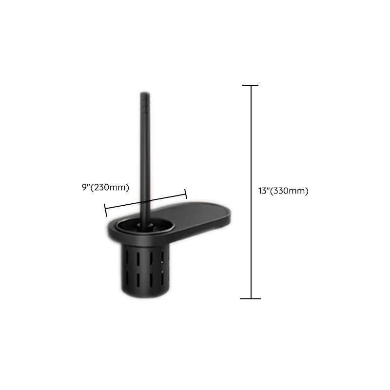 Avtoit | Modern Bathroom Set Matte Black Bathroom Shelf Towel Rack Bathroom Accessories Set