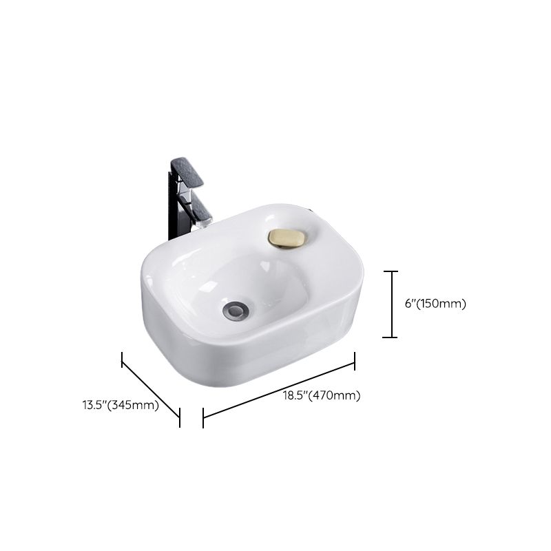Avtoit | Modern Sink Solid Color Porcelain Sink