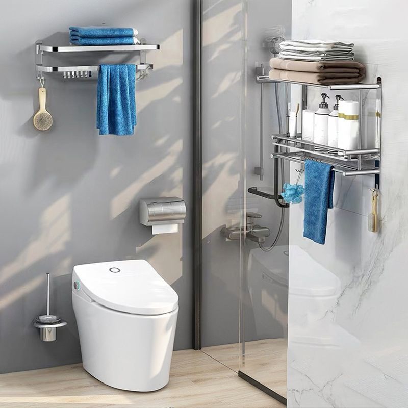 Avtoit | Classic Polished Chrome Bathroom Accessory Set Towel Holder/Paper Holder/Robe Hooks Included