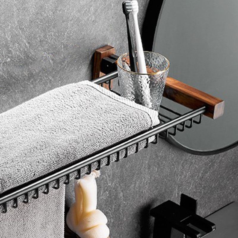 Avtoit | Modern black bathroom set bathroom shelf towel bar bathroom accessories set