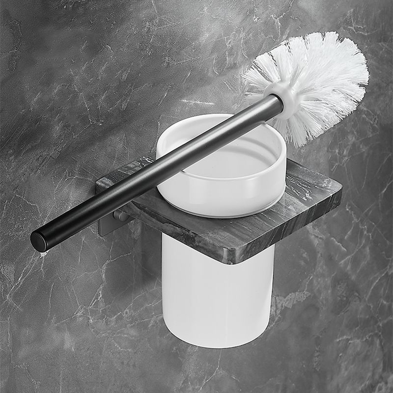 Avtoit | Metal and marble bathroom accessories as a single piece or as a set in black