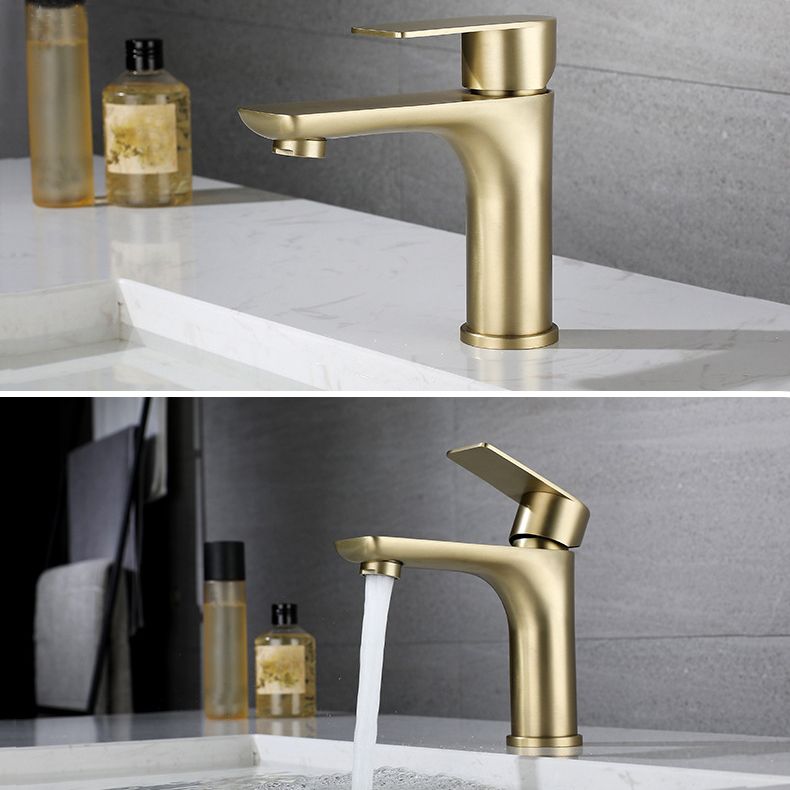 Avtoit | Modern Vessel Faucet Copper Single Handle Low Arc Vessel Faucet for Home