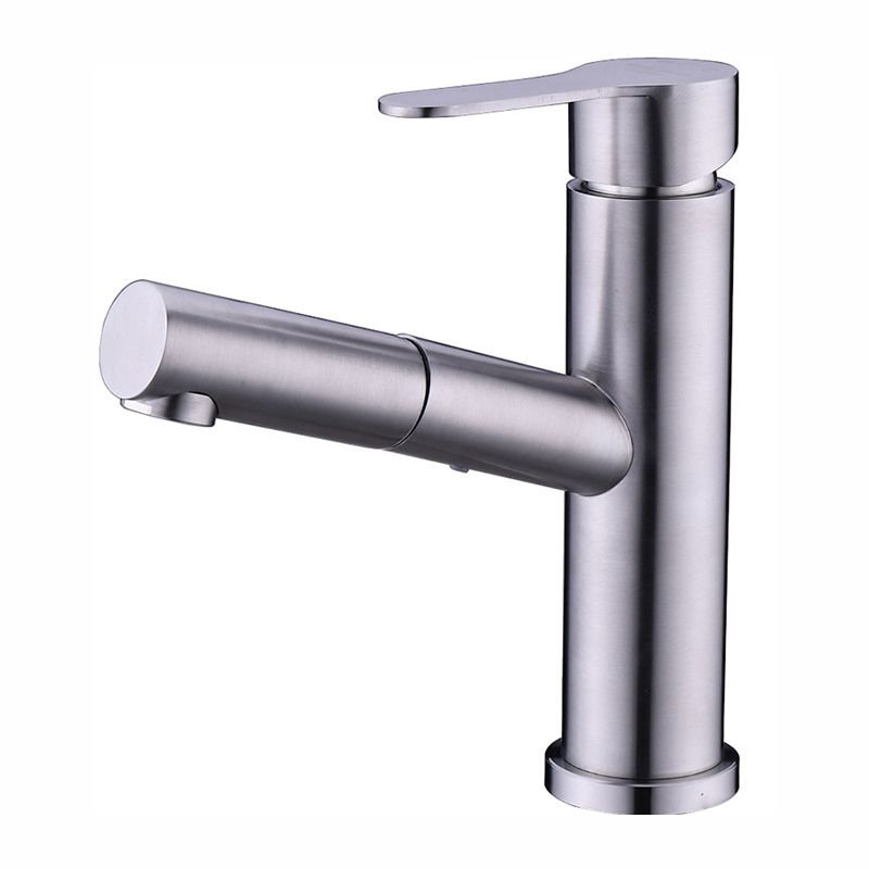 Avtoit | Pull-out Faucet Contemporary Single Lever Faucet with Swivel Spout