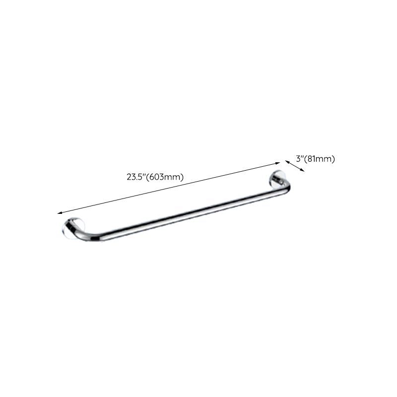Avtoit | Contemporary bathroom accessory set made of aluminum with towel holder/bath shelf