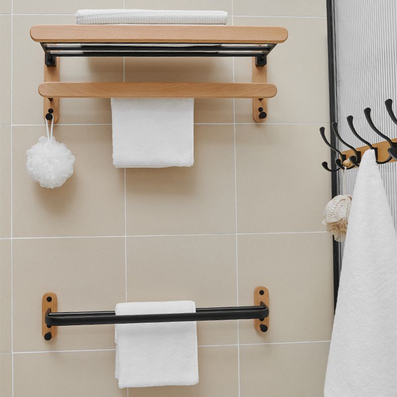 Avtoit | Metal and wood bathroom accessories as a single piece or in a set in black