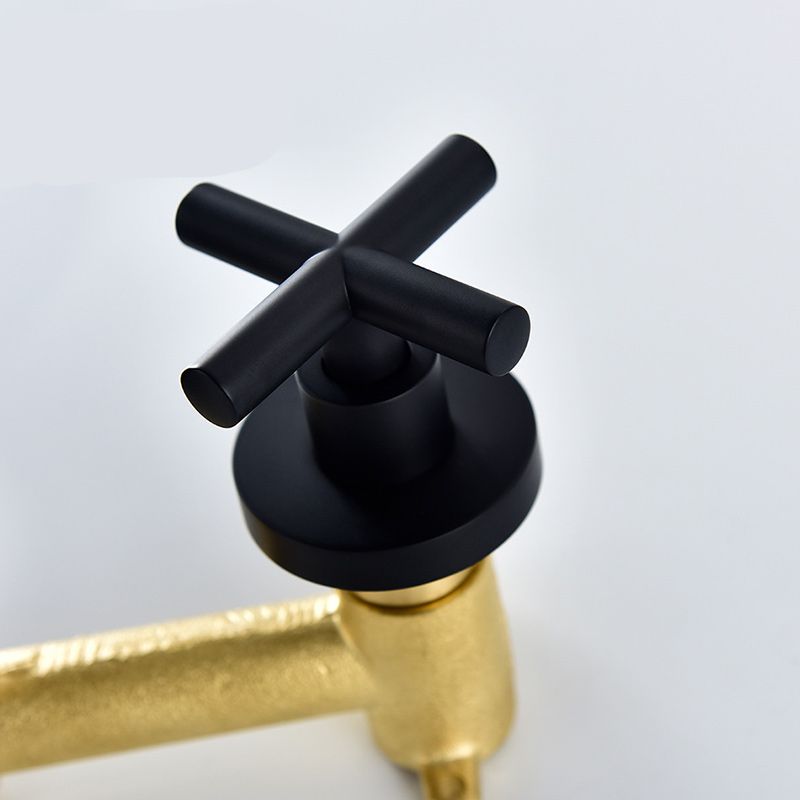 Avtoit | 3 holes faucet 2 cross handle wall-mounted faucet for the bathroom