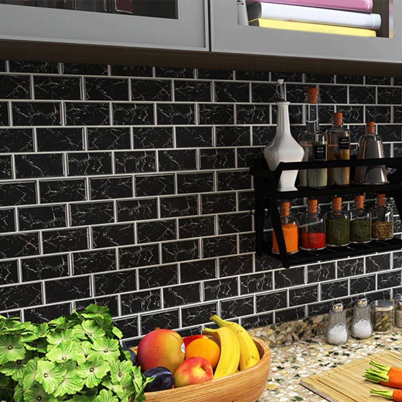 Avtoit | Peel & Stick Subway Tiles Plastic Stain Resistant Peel & Stick Subway Tiles 5-Pack