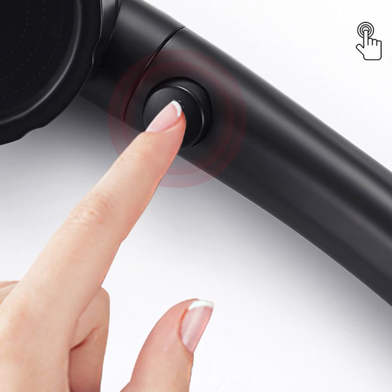 Avtoit | Contemporary Shower Head Round Handheld Shower Head Combination in Black