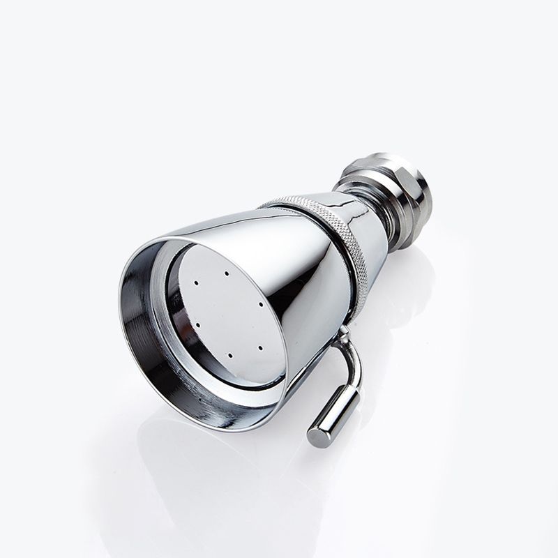 Avtoit | Round shower head made of stainless steel in silver wall-mounted shower head