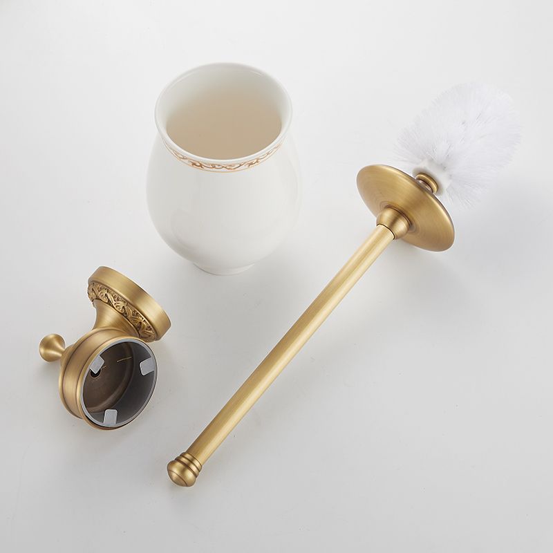 Avtoit | Modern Bathroom Accessory Set Paper Holder Bathroom Shelf Gold Bathroom Fittings Set