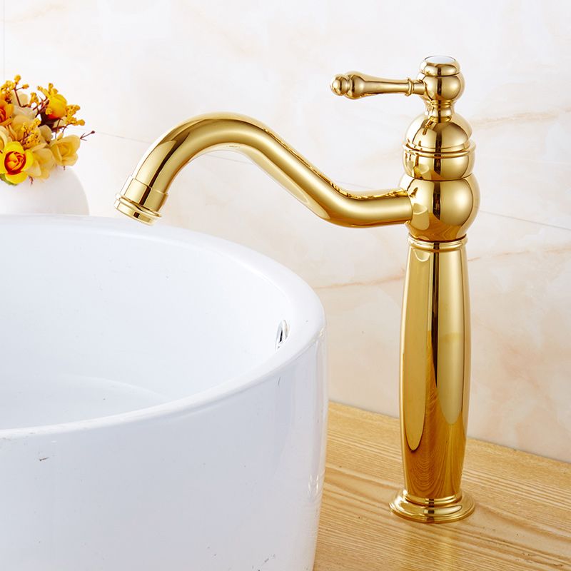 Avtoit | Glam Vessel Faucet Swivel Spout Lever Handle Sink Faucet