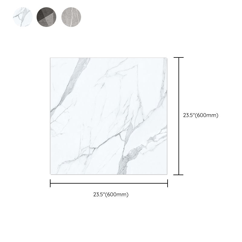 Avtoit | Peel and Stick Vinyl Flooring High Gloss PVC Floor Covering with Square Edge