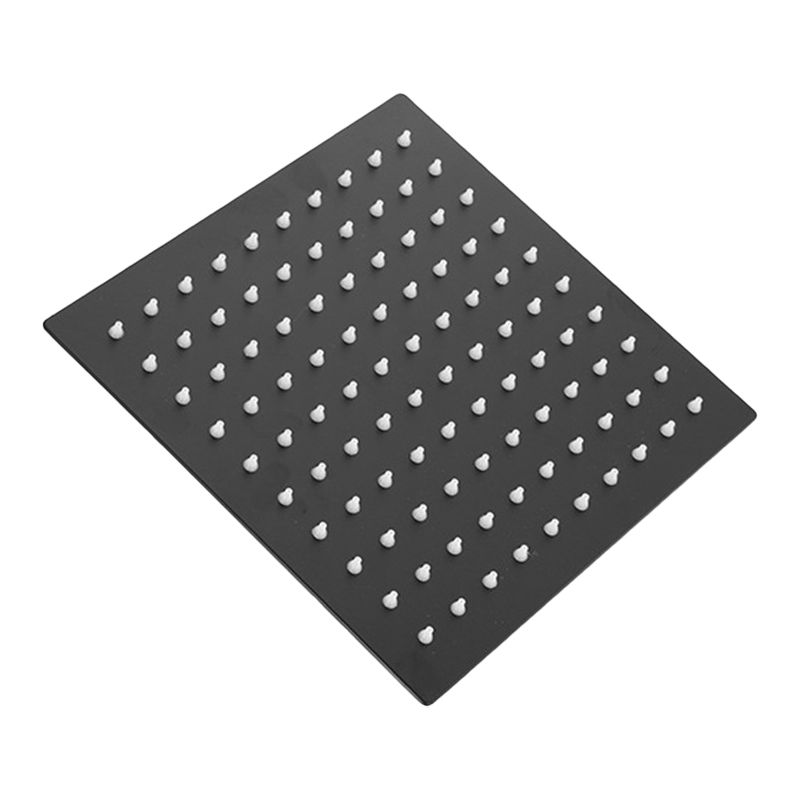 Avtoit | Square and Round Shower Head made of Stainless Steel, Fixed Mounted Ceiling Shower Head in Black