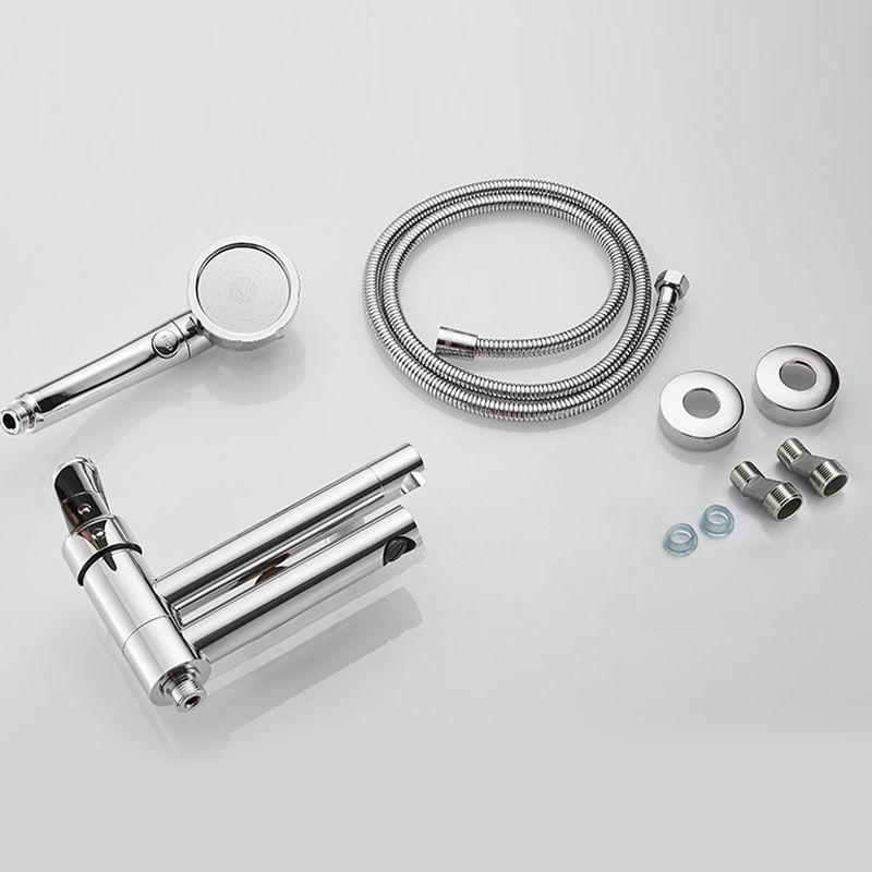 Avtoit | Wall-mounted metal swivel bathtub filler with single lever handle