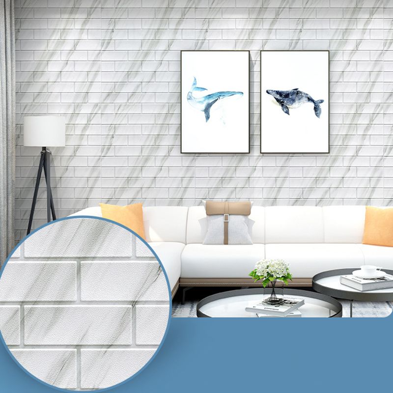 Avtoit | Industrial Wall Panel, 3D Brick Bathroom Wall Panels Set of 2