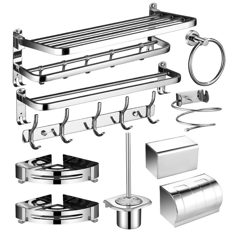 Avtoit | Modern Bathroom Set Stainless Steel Bathroom Shelf Bathroom Accessory Set