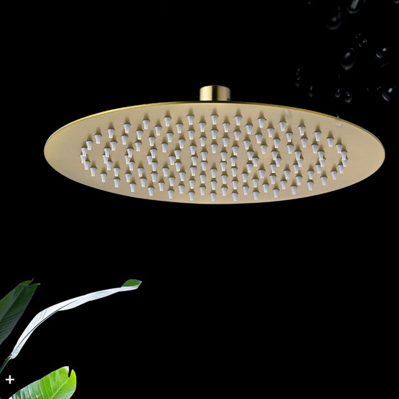 Avtoit | Polished brass round fixed shower head stainless steel wall mounted shower head