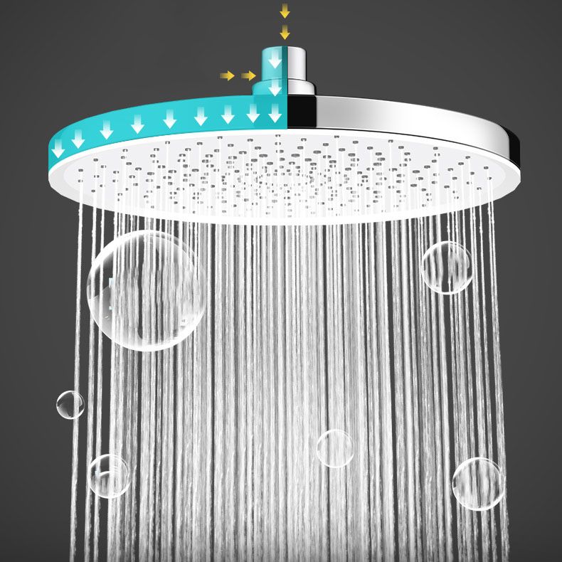 Avtoit | Round Fixed Shower Head High Flow Aerated Wall Mount Shower Head